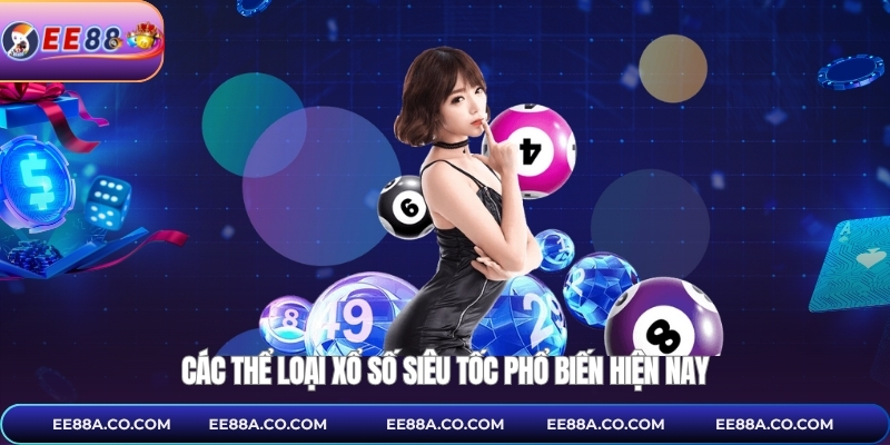 Các thể loại xổ số siêu tốc phổ biến hiện nay